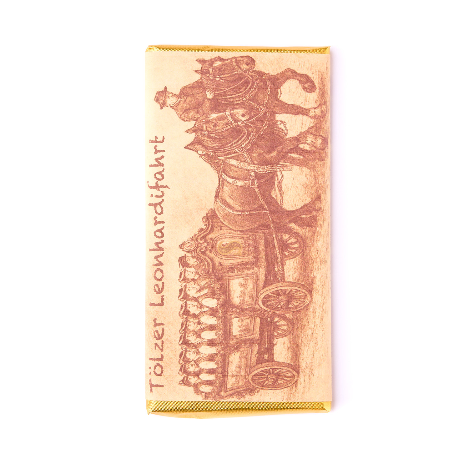 Schokotafel "Tölzer Leonharditfahrt"